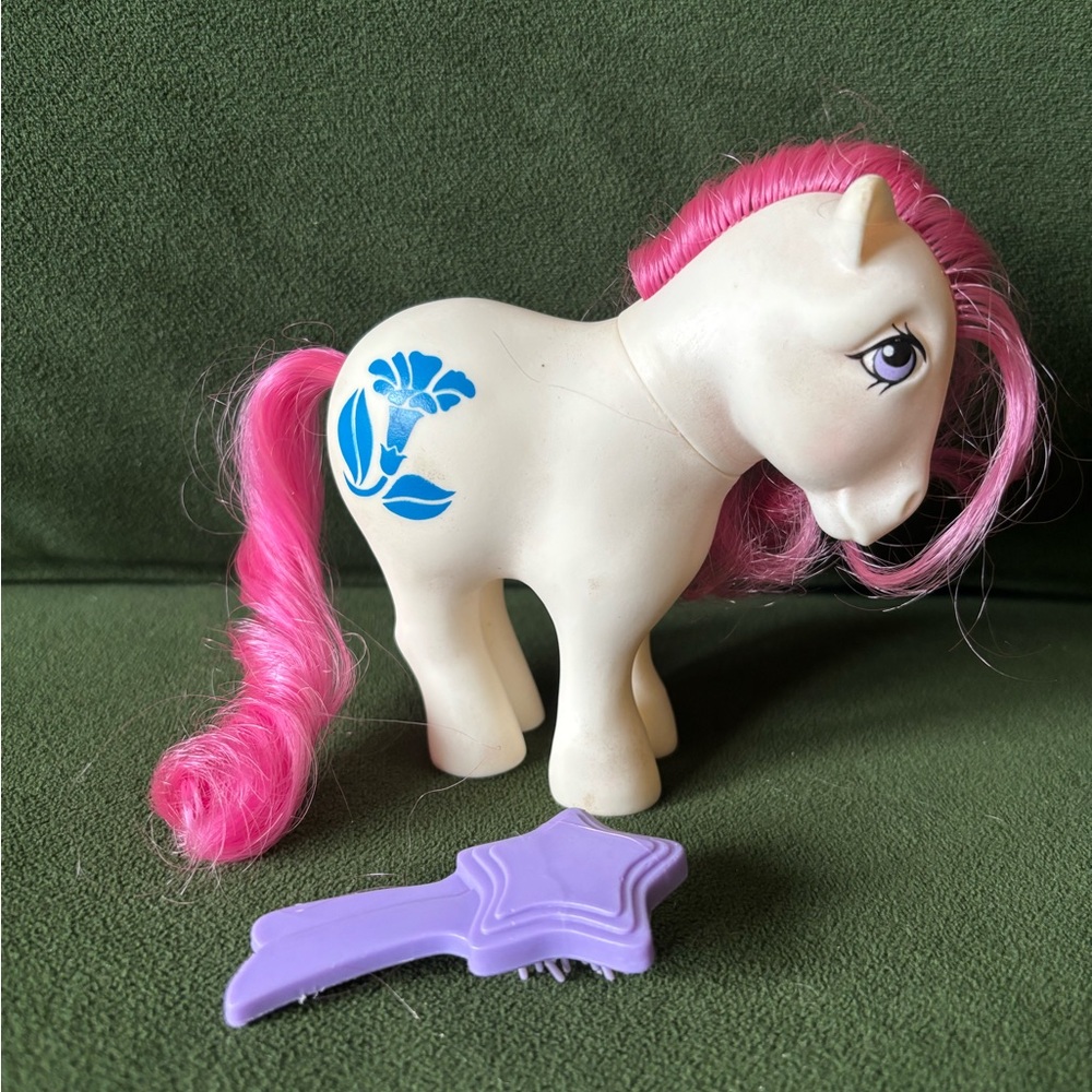Vintage My Little Pony Birth Flower Morning Glory September 1982 Hasbro G1